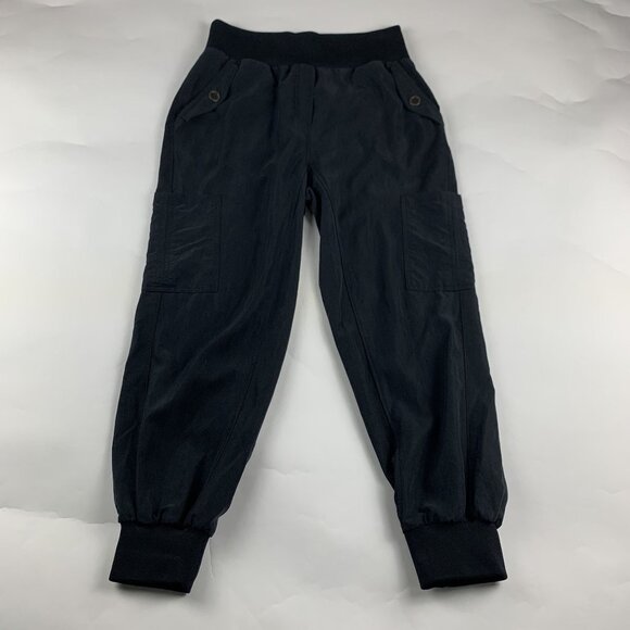 Anthropologie Maeve Black Cicerone Cargo Jogger Pant S - Picture 2 of 7